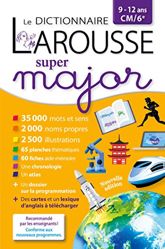 Beispielbild fr Larousse dictionnaire Super major 9/12 ans zum Verkauf von medimops