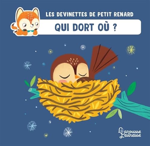 Imagen de archivo de Qui dort o ?: Les devinettes de Petit Renard a la venta por Librairie Th  la page