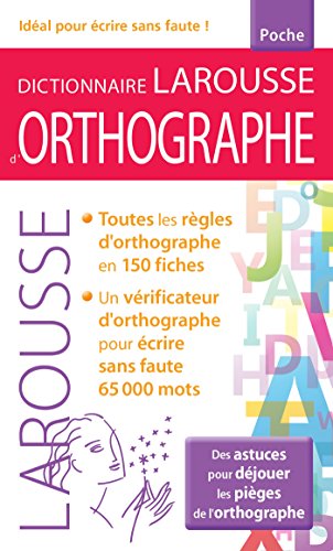 Stock image for Dictionnaire larousse d'Orthographe poche for sale by Librairie Th  la page