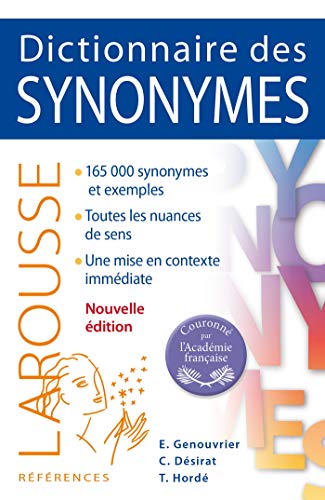 Beispielbild fr Dictionnaire des synonymes zum Verkauf von WorldofBooks