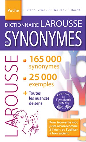 Stock image for Dictionnaire LAROUSSE des SYNONYMES poche (Rfrences) (French Edition) for sale by GF Books, Inc.