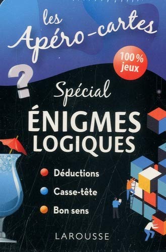 Beispielbild fr Apéro-cartes Enigmes logiques [FRENCH LANGUAGE - No Binding ] zum Verkauf von booksXpress