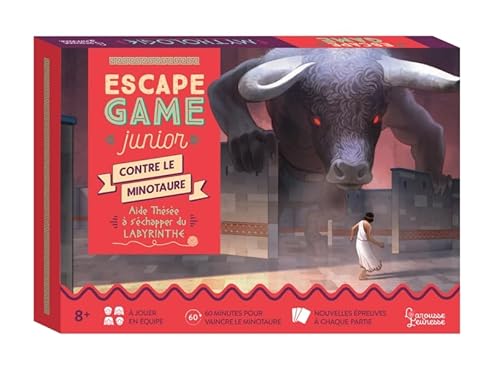 Beispielbild fr Escape Game Junior - Contre le Minotaure - Aide Thse  s'chapper du labyrinthe zum Verkauf von medimops