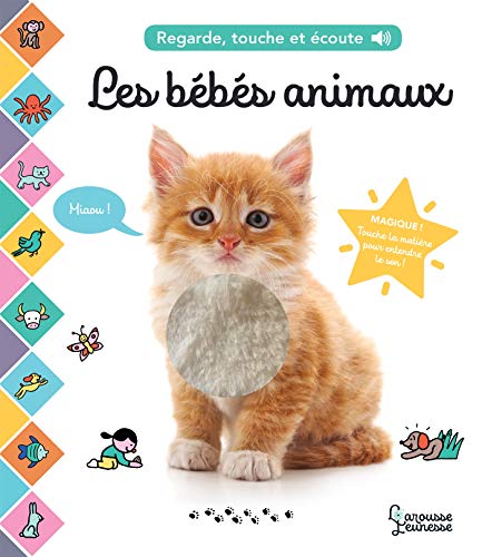 Imagen de archivo de Les bbs animaux: Regarde, touche et coute a la venta por medimops