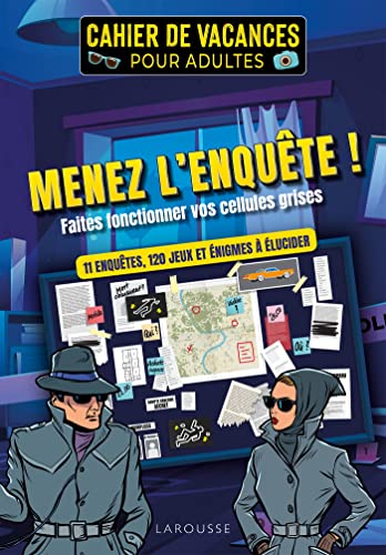 Beispielbild fr Cahier de vacances pour adultes - Menez l'enqute !: 11 enqutes, 120 jeux et nigmes  lucider zum Verkauf von medimops