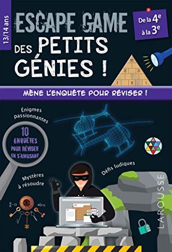 Stock image for Escape game des petits gnies 4e-3e Durand, Arnaud et Durand, Julien for sale by BIBLIO-NET