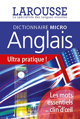 Beispielbild fr Larousse Micro Anglais: Le plus petit dictionnaire d'anglais zum Verkauf von medimops
