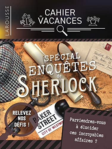 Imagen de archivo de Cahier de vacances Larousse (adultes) sp cial Enquêtes de Sherlock Holmes a la venta por WorldofBooks