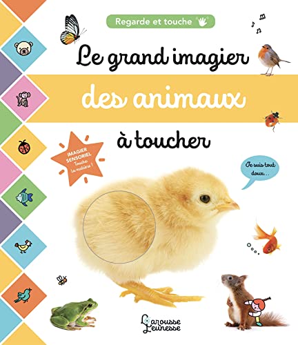 Imagen de archivo de Le grand imagier des animaux  toucher: Regarde et touche a la venta por medimops