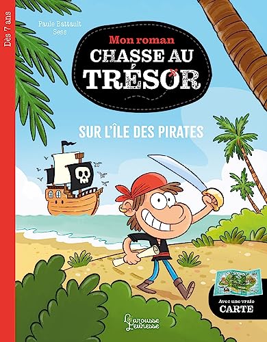 Beispielbild fr Mon roman CHASSE AU TRESOR - Sur l'île des pirates [FRENCH LANGUAGE - Hardcover ] zum Verkauf von booksXpress