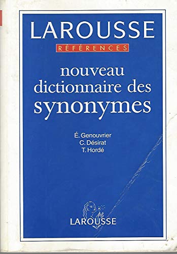 9782037102292: Nouveau dictionnaire des synonymes