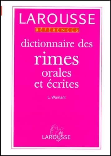 Stock image for Dictionnaire des rimes orales et crites for sale by medimops