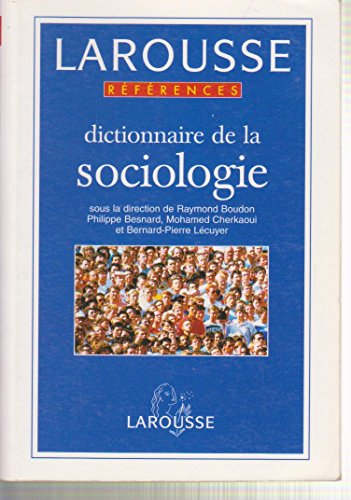 Imagen de archivo de Dictionnaire de la sociologie a la venta por medimops