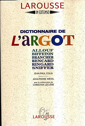 Stock image for Dictionnaire De L'argot for sale by HPB Inc.