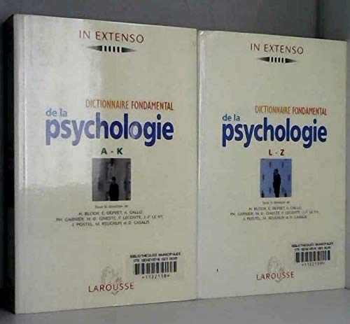 9782037500098: Dictionnaire Fondamental De La Psychologie Coffret 2 Volumes : Volume 1, A-K. Volume 2, L-Z