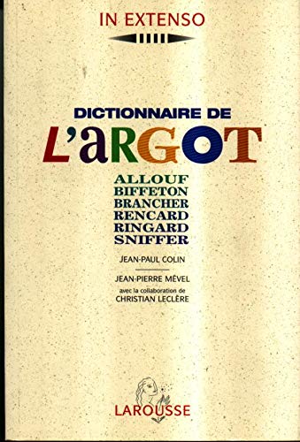 9782037500272: Dictionnaire de l'argot