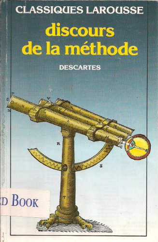 Beispielbild fr Discours De La Methode zum Verkauf von Wonder Book