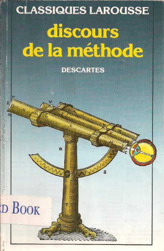 Stock image for Discours de la Methode for sale by Better World Books: West