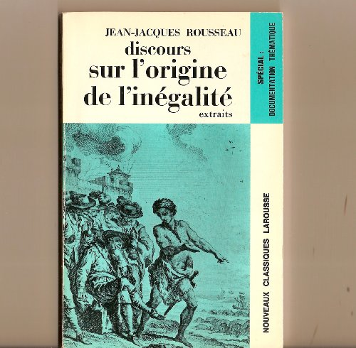 9782038701593: Discours Sur L'origine De L'inegalite