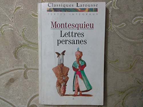 Stock image for Lettres Persanes* for sale by Better World Books Ltd