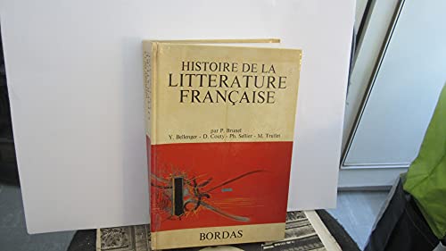 Stock image for Histoire de la Litterature Fran�aise for sale by Wonder Book