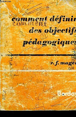 Beispielbild fr Comment definir des objectifs pedagogiques (French Edition) zum Verkauf von AwesomeBooks