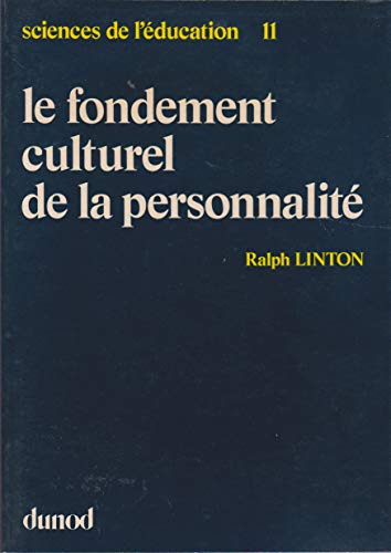 9782040033750: Le Fondement culturel de la personnalit