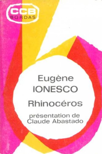 Imagen de archivo de Ionesco. Rhinoceros a la venta por Ammareal