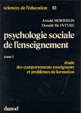 Beispielbild fr Psychologie sociale de l'enseignement zum Verkauf von Ammareal