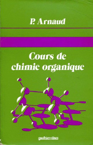 Stock image for Cours de chimie organique for sale by medimops