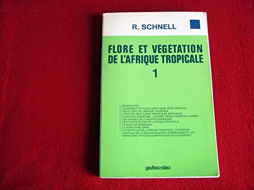 9782040072957: Flore et vegetations de l'afrique tropicale t.1 022796