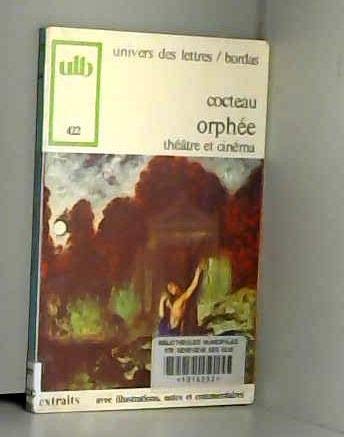 Imagen de archivo de Orphee a la venta por Anybook.com