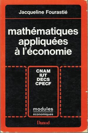 Beispielbild fr Mathmatiques appliques  l'conomie zum Verkauf von medimops