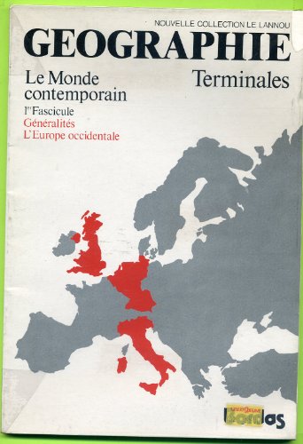 Imagen de archivo de Gographie termianles 1er fascicule le monde contemporain a la venta por Librairie Th  la page
