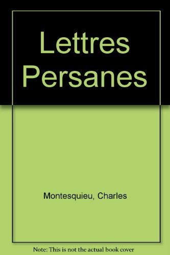 Beispielbild fr Lettres Persanes zum Verkauf von medimops