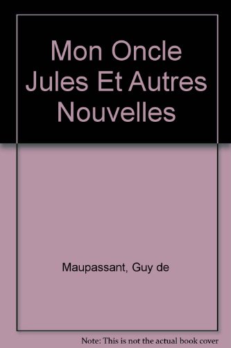 Stock image for Mon Oncle Jules" Et Autres Nouvelles for sale by medimops