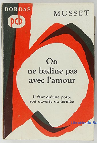 9782040151256: On ne badine pas avec l'amour