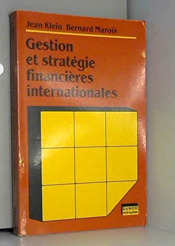 Stock image for Gestion et stratgie financires internationales for sale by medimops