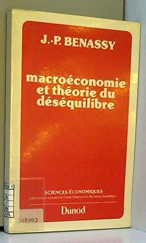 Stock image for Macroconomie et thorie du dsquilibre for sale by medimops