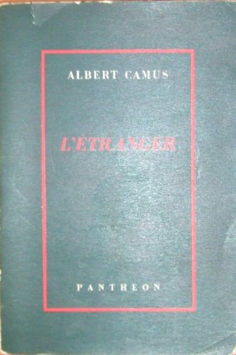 CAMUS/ULB L'ETRANGER (Ancienne Edition) - Albert Camus