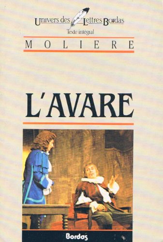 Imagen de archivo de MOLIERE/ULB L'AVARE (Ancienne Edition) a la venta por Librairie Th  la page