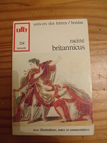 9782040160746: RACINE/ULB BRITANNICUS (Ancienne Edition)