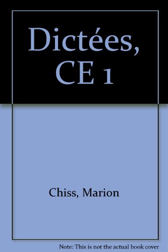Beispielbild fr SAV.LEC/DICTEES CE1 (Ancienne Edition) zum Verkauf von Ammareal