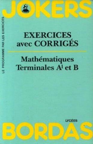 Mathématiques terminales A1 et B
