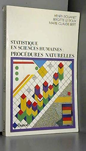 9782040169886: Statistique en sciences humaines: Procdures naturelles
