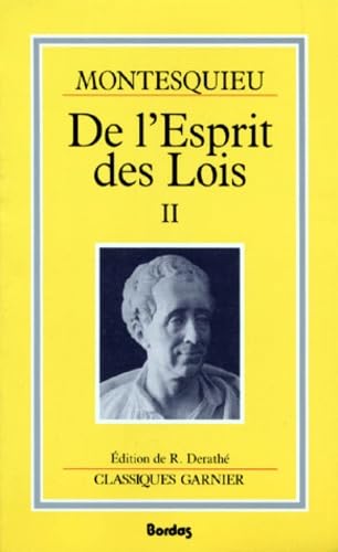 9782040173913: DE L'ESPRIT DES LOIS.: Tome 2