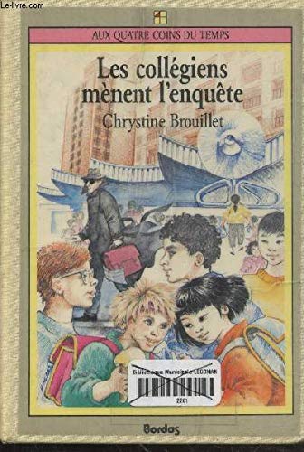 Imagen de archivo de BROUILLET/COLLEG.ENQUET. Brouillet, Chrystine and Le Bas, Mich le a la venta por LIVREAUTRESORSAS