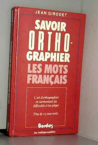 Stock image for SAV.ORTHOGR.TS MOTS (Ancienne Edition) for sale by mountain