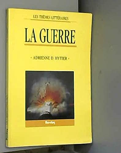 Stock image for HYTIER/LA GUERRE (Ancienne Edition) for sale by Ammareal