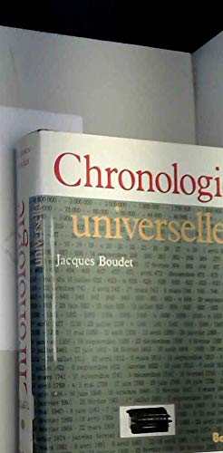 Stock image for BOUDET/CHRONOL.UNIVERS. (Ancienne Edition) for sale by medimops